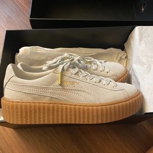 New Rihanna Fenty Puma Suede Creepers 'Star White'
